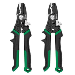 X Tuosen <b>Wire</b> Stripper Crimper 8 Inch Carbon Steel Industrial Grade Soft Grip Handle Cutting Stripping Cables - Product Image 3
