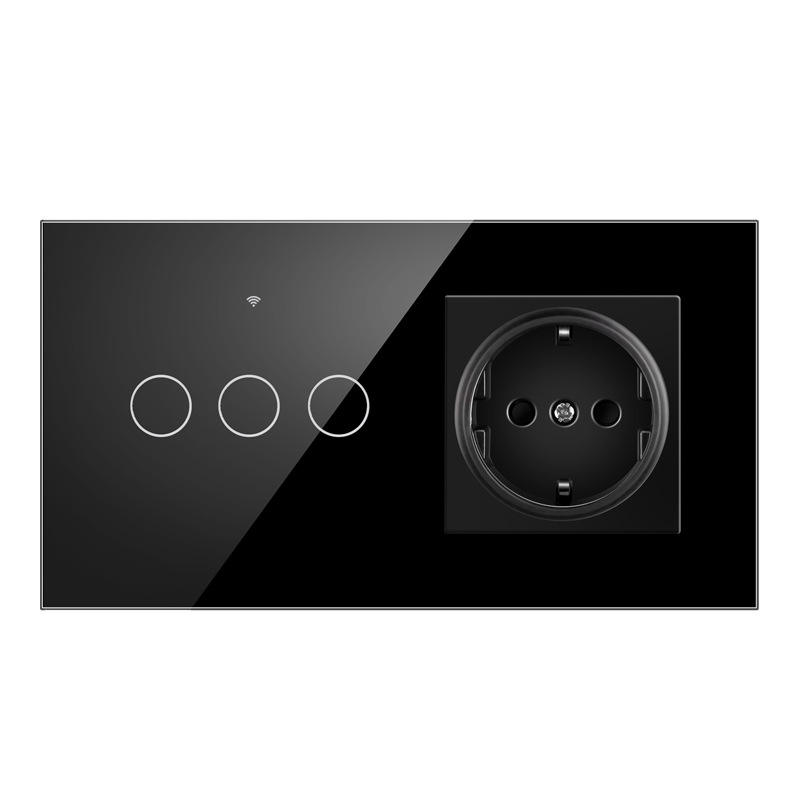 157wifi, triple ouverture, verre allemand noir.