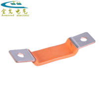 Barre omnibus flexible en cuivre nickelé, connecteur en cuivre souple isolé pour pack de batteries de véhicules électriques, système électrique industriel