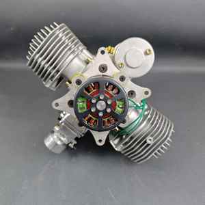 Motor de <span class=keywords><strong>Gasolina</strong></span> de 170cc, 2 Tiempos, 2 Cilindros, Inyección Electrónica de Combustible, Aleación de Aluminio, Compatible con Helicópteros <span class=keywords><strong>RC</strong></span> - Product Image 5
