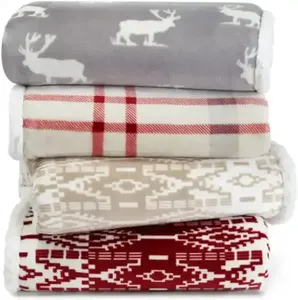 Manta de la Colección Ultra-Plush, Diseño San <span class=keywords><strong>Juan</strong></span> Red Clay, Reversible, de Sherpa y Felpa - Product Image 6