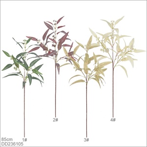 Tiges d'eucalyptus artificielles à feuilles longues, feuillage réaliste avec bourgeons pour la décoration de la maison <span class=keywords><strong>et</strong></span> des mariages - Product Image 3