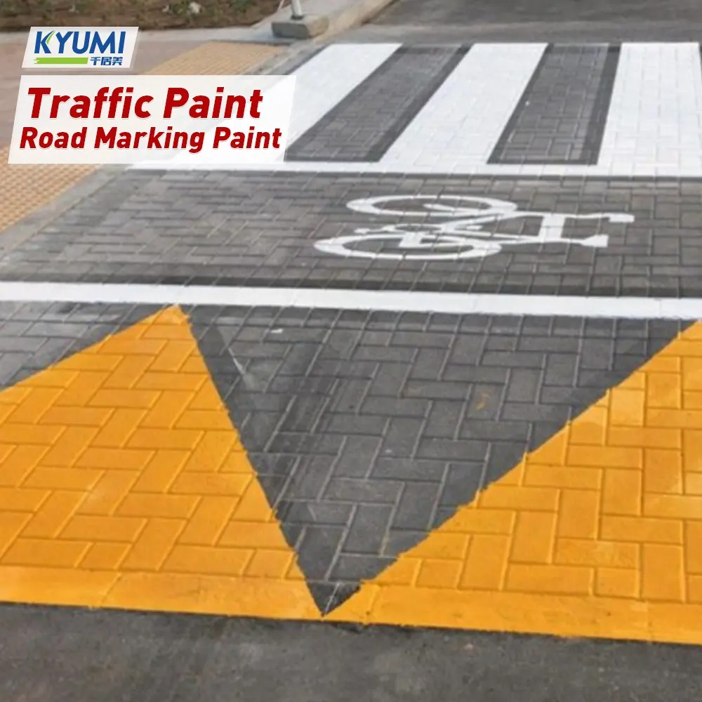 तेजी से सूखने यातायात पार्किंग सड़क अंकन पेंट ठंड प्लास्टिक राजमार्ग सड़क यातायात लाइन अंकन पेंट