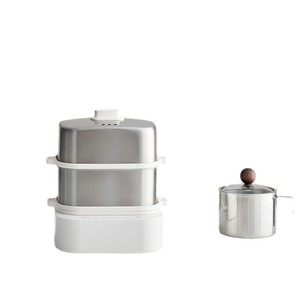 <span class=keywords><strong>Cuiseur</strong></span> à œufs et <span class=keywords><strong>cuiseur</strong></span> <span class=keywords><strong>vapeur</strong></span> électrique Olayks à double couche, multifonctionnel, mini machine à œufs bouillis pour la maison - Product Image 5