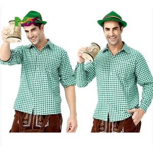 Costume de carnaval pour <span class=keywords><strong>homme</strong></span>, Oktoberfest, haut à bretelles, Lederhosen, chapeau, barman bavaro, cosplay, robe de fête fantaisie, robe d'Halloween, chemise - Product Image 4