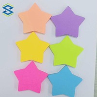 Onglets d'indexation autocollants en forme d'étoile, réutilisables, colorés, sans résidu, en papier offset, pour notes et mémos
