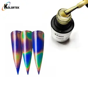 Kolortek Thermochromic Liquid Neon Chameleon Temperature Color-Changing Liquid Nail Gel