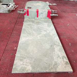 Goldtop Natural Polished Ming Green <b>Marble</b> Stone Big Slab for Floor Wall Stair Treads Kitchen Bathroom Countertops - Product Image 4