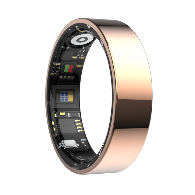 Women Men's Smart Health Ring Fitness Tracker with Heart Rate Blood Oxygen Blood Pressure Sleep Step Monitoring App Controlled