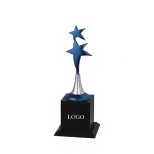 High-quality blue star <b>trophy</b> for corporate recognition programs Luxury Metal <b>Trophy</b> for Excellence Awards, Business Recognition - Product Image 1