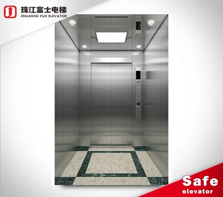 Oem格安オフィス安全設計構成完全な商用機械室エレベーターリフト用の快適な乗客用エレベーター