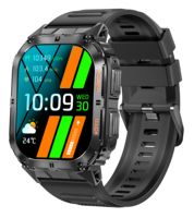 Reloj inteligente deportivo K61pro, pantalla Amoled de 1,96 pulgadas, llamada Bt, batería de 380mAh, Fitcloudpro para hombres, reloj inteligente para exteriores IP67, reloj K61 Pro