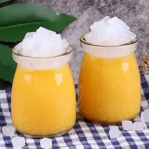 Ingredientes de té de burbujas al por mayor, 1kg, gelatina de coco, sabor a piña, gelatina nata de coco