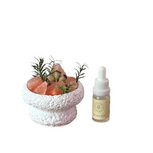 Minimal Fresh Elegant Natural Himalayan Salt Crystal <b>Reed</b> <b>Diffuser</b> Stone Bowl Aroma Set Bedroom Desk Relaxation Holiday Gifting - Product Image 6
