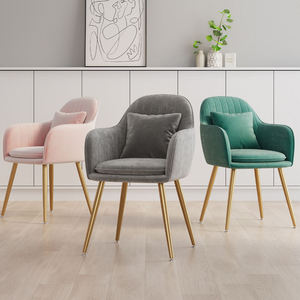 Chaises de salle à manger en <span class=keywords><strong>velours</strong></span>, style nordique, colorées, vertes, modernes, de luxe, pour hôtel, club, restaurant, salon, à prix bas - Product Image 1