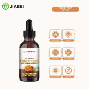 Cordyceps Sinensis Extrait Suppléments à base de plantes pour le soutien immunitaire 60 ml/bouteille Gouttes pour adultes Pas pour les femmes enceintes GMP/HACCP - Product Image 1