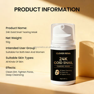 Kollajen ve Ginseng ve salyangoz özü hyaluronik asit jel yüz maskesi nemlendirici sıkılaştırıcı anti-kırışıklık faydaları-Jumbo aile paketi - Product Image 6