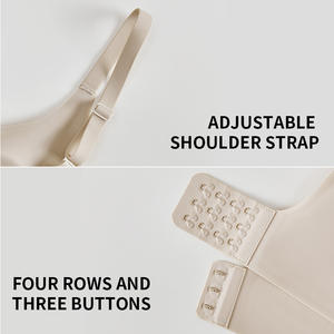 Soutien-gorge pour femmes sans couture ajustement sans fil lapin oreille tasse gros seins petit léger respirant fines bretelles côté Silicone seins auxiliaires - Product Image 5