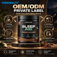 Complément alimentaire naturel à base de plantes pour le sommeil, sans mélatonine, extrait de racine de valériane, aide au sommeil profond, soutien immunitaire, marque privée, OEM, ODM