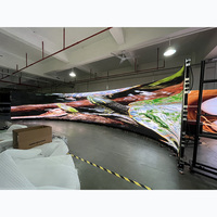 Panneau de module d'écran d'affichage à LED flexible de location de vidéo HD P2.6 P2.9 P3.9 pour les magasins de détail et les centres commerciaux