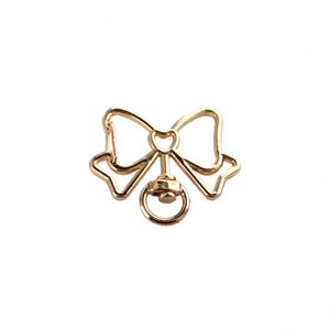 3 Colors Creative Keychain Five-pointed Star Moon Dolphin Cherry Blossom cat Heart-shaped Alloy DIY Keychain Accessory - Product Image 2
