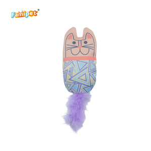 Fabricante Famipet, Venta al por Mayor, Nuevo Juguete de Peluche para Gatos, Diseño de Animales Blancos y Coloridos, con Catnip - Product Image 5