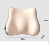 Coussin de dossier ergonomique en mousse à mémoire de forme pour chaise de bureau, tricoté, amovible, avec massage pour le cou et le dos, personnalisable pour avion et hôtel