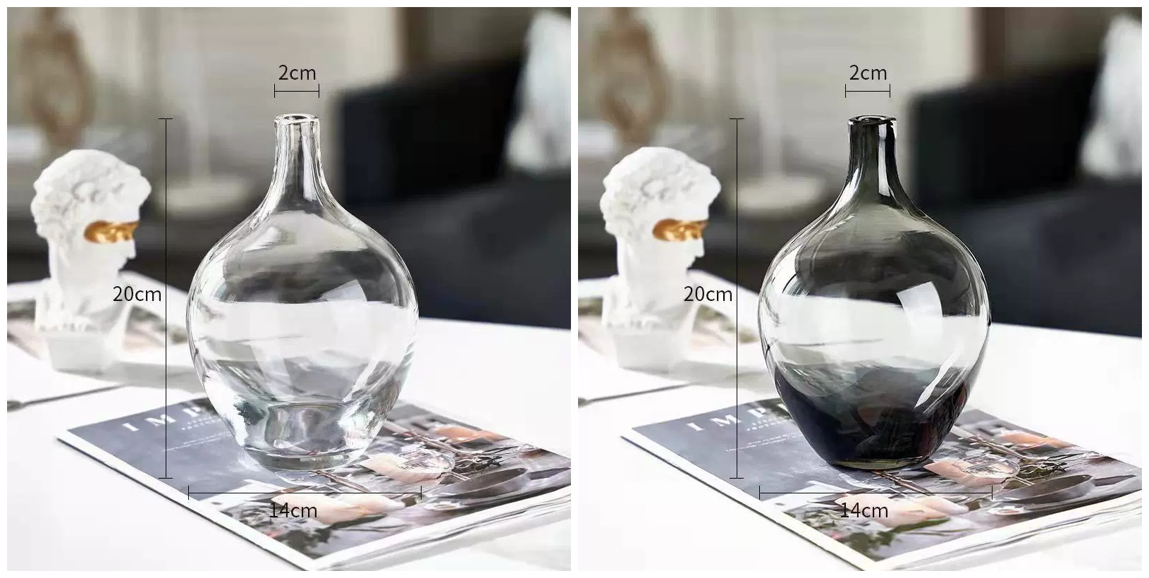 Factory Produced Wholesale Glass Vases Decor