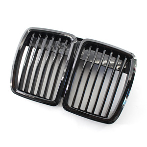 Parrilla Delantera para BMW E30, Plástico ABS Negro Brillante, 1982-1994 - Product Image 1