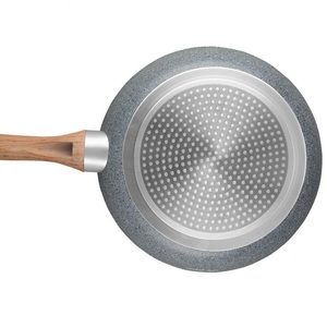 Sartén ecológica de granito de larga duración, con mango de madera - Product Image 3
