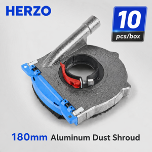 HERZO Penutup Debu Aluminium Tahan Lama 180mm untuk Mesin Gerinda Sudut, Mesin Gerinda Beton, Aksesoris Perkakas Listrik 10Pcs/kotak - Product Image 1