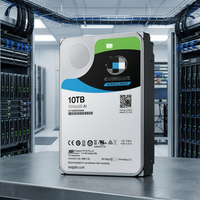 ST10000VE0004 10TB SATA 6Gb/s 7200 RPM 256MB 512e 3.5 inci AI Video HDD Hard Disk Drive untuk Perekaman Video CCTV NVR DVR