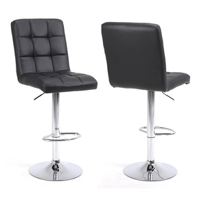 Sgabello da <span class=keywords><strong>Bar</strong></span> in Pelle PU Stile Nordico, Sedia Girevole Regolabile con Schienale Morbido per Casa, <span class=keywords><strong>Bar</strong></span>, Ristorante <span class=keywords><strong>e</strong></span> Uso Commerciale - Product Image 4