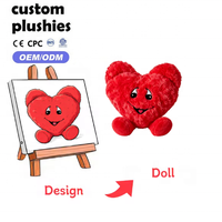 Peluche Lapin à Longues Oreilles OEM avec Cœur Rose Broderie Personnalisée Texte Lapin Rembourré Doux Cadeau de Saint-Valentin pour Filles Vente en Gros