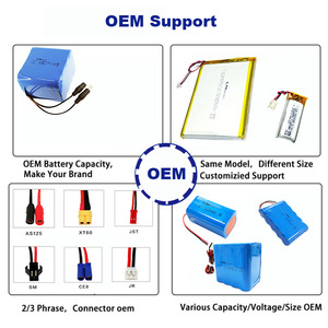 고속 C-레이트 전력 충전식 LN606090 4000mAh 3C 3.7 볼트 리튬 폴리머 배터리 - Product Image 3