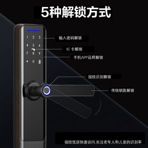 Tuya Smart Door Lock With Fingerprint And Password Control Via Tuya App Zigbee Home Security - Product Image 2
