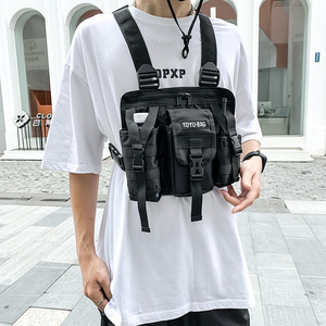 Sac de poitrine utilitaire pour sports de plein air, sac tactique EDC, gilet de poitrine pour hommes et femmes - Product Image 4