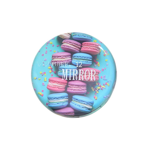 Macaron <b>Mirror</b> Cosmetic Compact <b>Small</b> Portable Vanity <b>Mirror</b> With Colorful Design For Makeup Application - Product Image 1