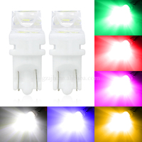 T10 W5W Cerámica 3D LED Cuña impermeable Luces de matrícula WY5W Lámpara lateral de giro Luz de techo de lectura de coche Bombilla de estacionamiento automático
