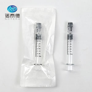 Jeringas de Vidrio Precargadas de 1 ml con Cierre Luer, Esterilizadas, con Logotipo Personalizado, <span class=keywords><strong>Precio</strong></span> de Fábrica, Venta Caliente, Empaque Individual - Product Image 2