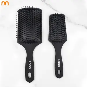Manufacturer Detangling Dry Wet Use Salon Hair Brush Different Sizes Black Massage Brushes