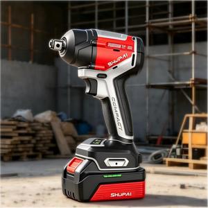 20V Brushless Cordless Impact Wrench 350NM 1/2 Inch High Torque Lithium <b>Battery</b> for Car Tire Repair JP-BS35X Compact Design Idea - Product Image 1