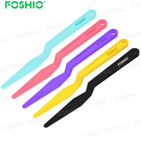 Foshio personnaliser voiture teinte outil longue poignée tige joint raclette plastique Micro Wrap vinyle raclette outil