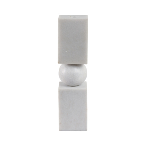 Portacandele Geometrico in Marmo, Candelabro Contemporaneo in Pietra per Centrotavola e Arredamento Casa - Product Image 3
