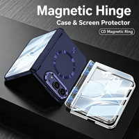 Casing Engsel Magnetik untuk iPhone Duo All in One dengan Pelindung Layar Terintegrasi, Mendukung Pengisian Daya Nirkabel, dan Tahan Banting Penuh