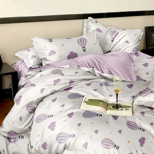 ชุดผ้าปูที่นอนปักลายการ์ตูนทันสมัย 4 ชิ้น ผ้าฝ้ายแท้ 100% เนื้อนุ่ม 300 เส้นด้าย ทออย่างประณีต พกพาสะดวก เหมาะสำหรับใช้ในบ้านและโรงแรม - Product Image 6