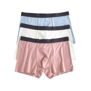 Comfortable OEM ODM Logo Custom <strong>Men</strong> Underwear Boxer Shorts <strong>Men's</strong> <strong>Briefs</strong> Classic Solid Cotton <strong>Briefs</strong> Boxers Shorts - Product Image 2