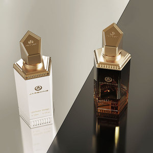 [200 + निजी मोल्ड्स] नए डिजाइन विंटेज स्प्रे ग्लास बोतल 100 एमएल पॉलीगोनल खाली इत्र कांच की बोतल - Product Image 2