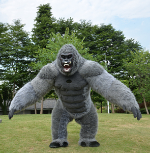 Costume de mascotte gonflable en peluche pour cosplay, <span class=keywords><strong>gorille</strong></span> 2 m/2,6 m, costume de mascotte personnalisé pour animaux, panda, tigre, éléphant, ours, koala - Product Image 3