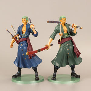 2 colori 22CM <span class=keywords><strong>Anime</strong></span> Figure Roronoa Zoro <span class=keywords><strong>Action</strong></span> Figures giocattoli da collezione <span class=keywords><strong>Manga</strong></span> Figurine - Product Image 5